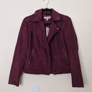 Stylish Cropped Jacket Faux leather